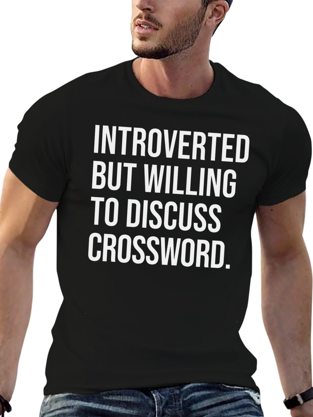 Introverted Crossword Puzzle Lover T-Shirt