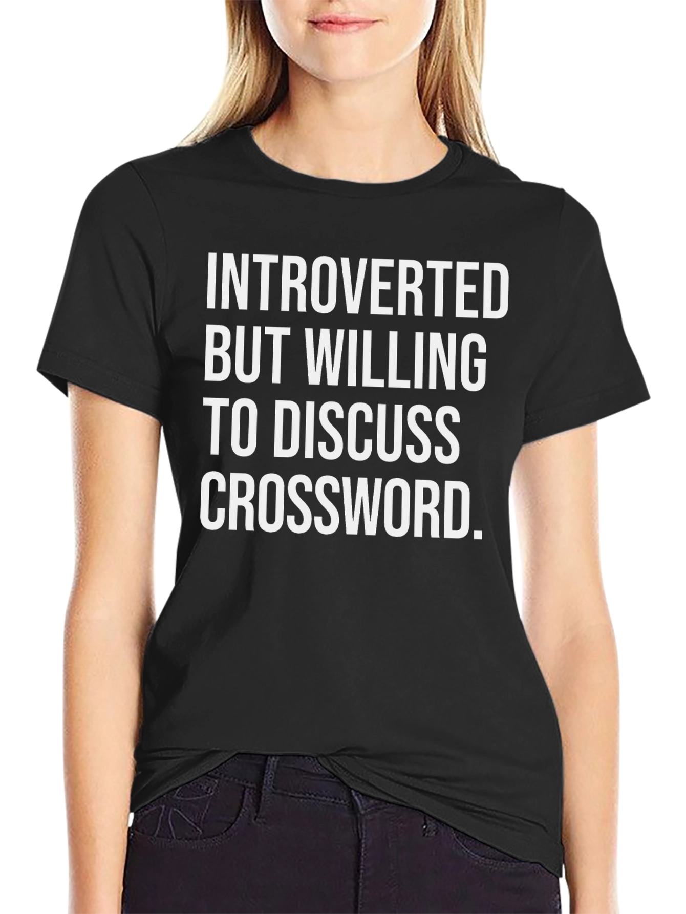 Introverted Crossword Puzzle Lover T-Shirt