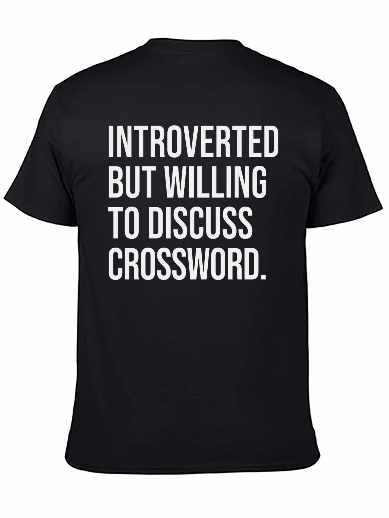 Introverted Crossword Puzzle Lover T-Shirt