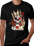 Dont Hate the Player Skull Graphic Tee