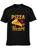 Pizza My Heart T-Shirt - Foodie Tee