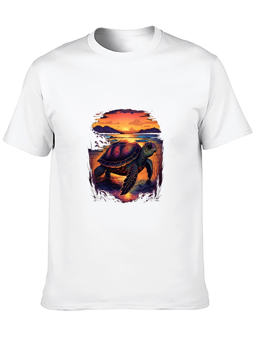 Turtle Sunset Graphic Tee