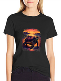 Turtle Sunset Graphic Tee