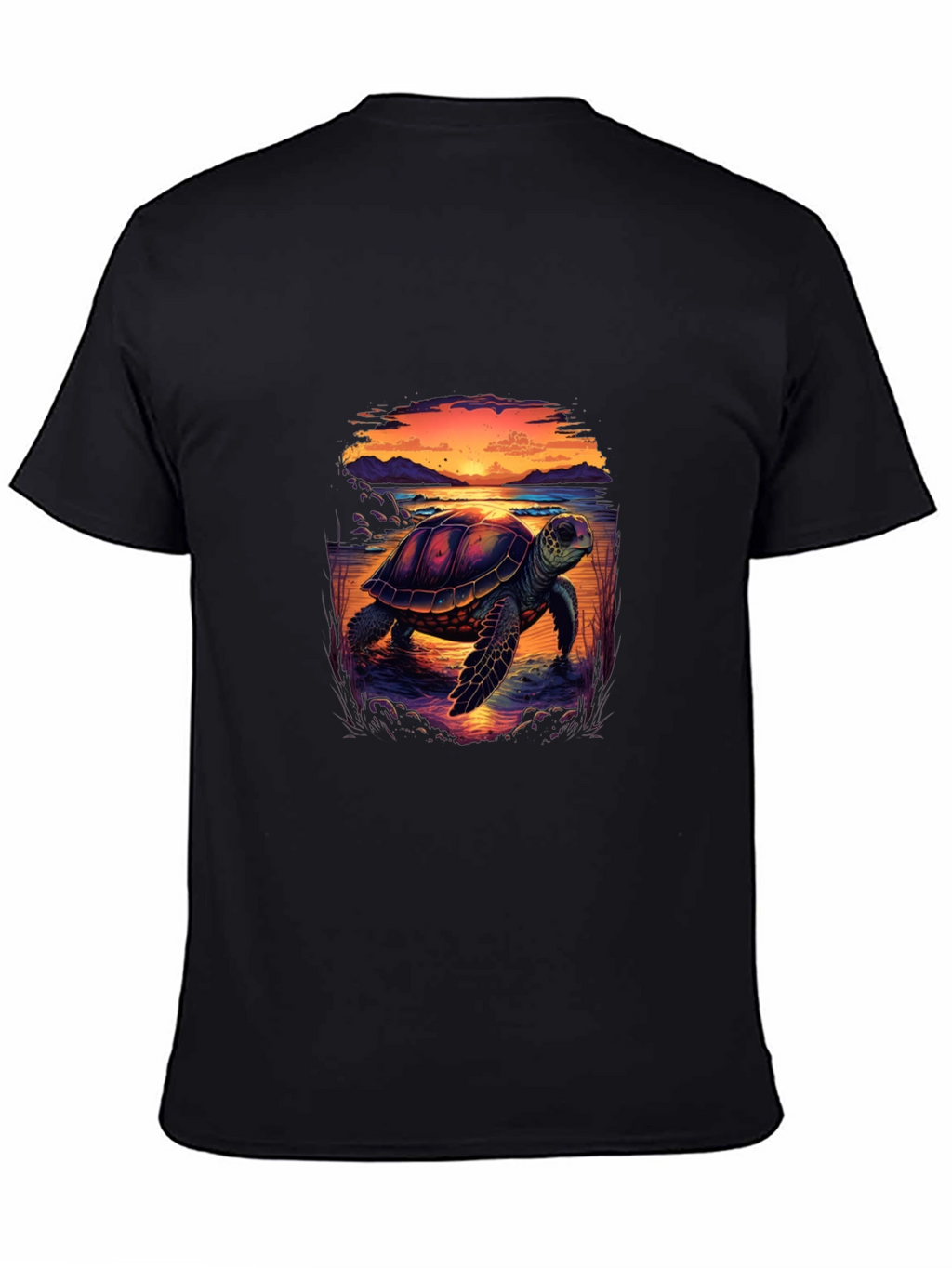 Turtle Sunset Graphic Tee