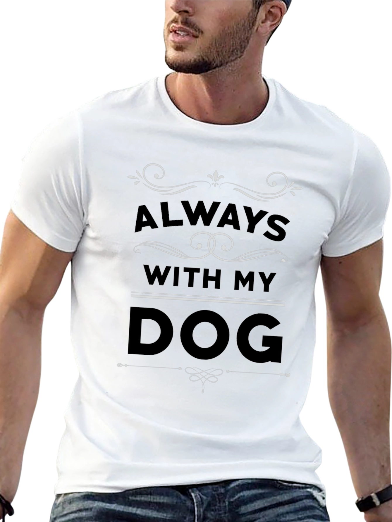 Always With My Dog Graphic Tee