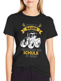 Farmer Born T-Shirt - Tractor Design