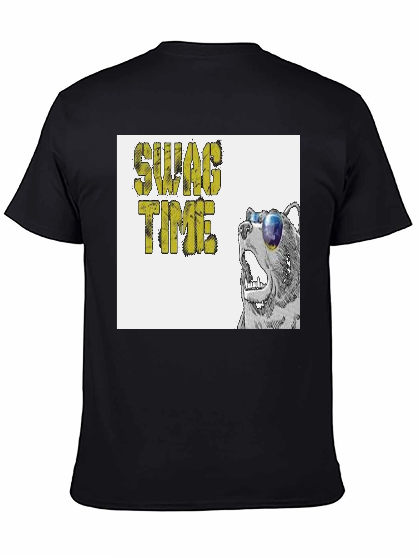 Swag Time Bear T-Shirt - Cool Graphic Tee