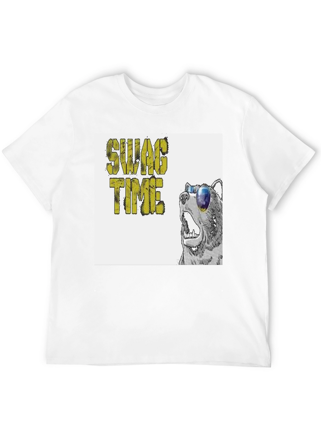 Swag Time Bear T-Shirt - Cool Graphic Tee