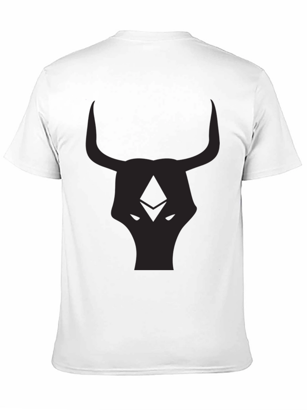Black Bull Head Graphic T-Shirt