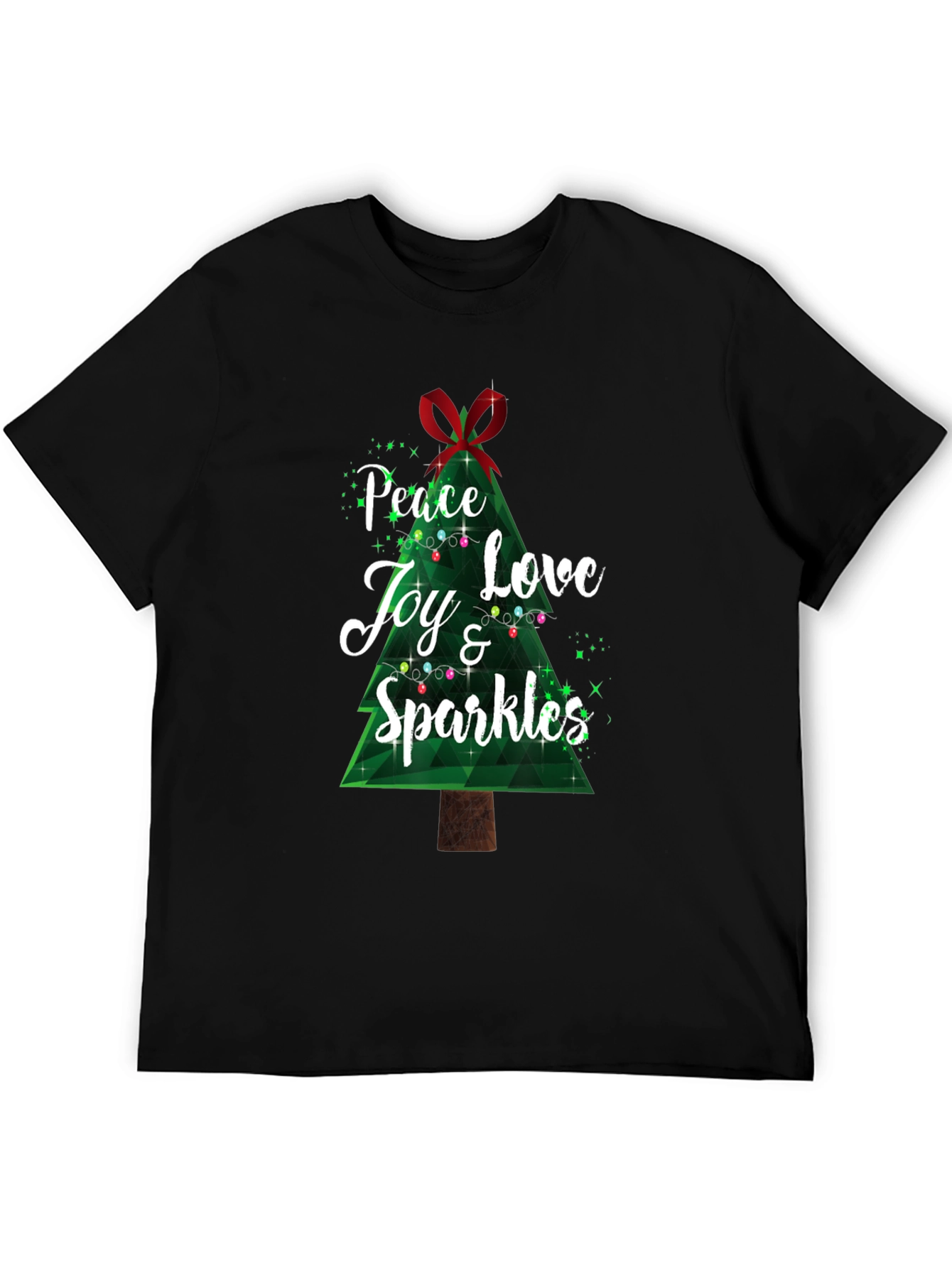 Peace Love Joy & Sparkles Christmas T-Shirt