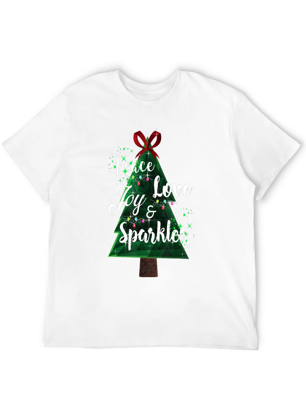 Peace Love Joy & Sparkles Christmas T-Shirt