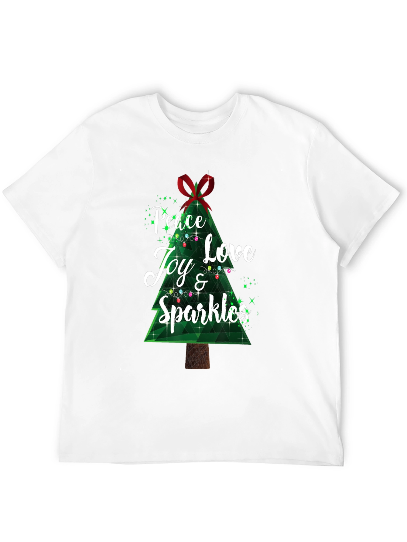 Peace Love Joy & Sparkles Christmas T-Shirt