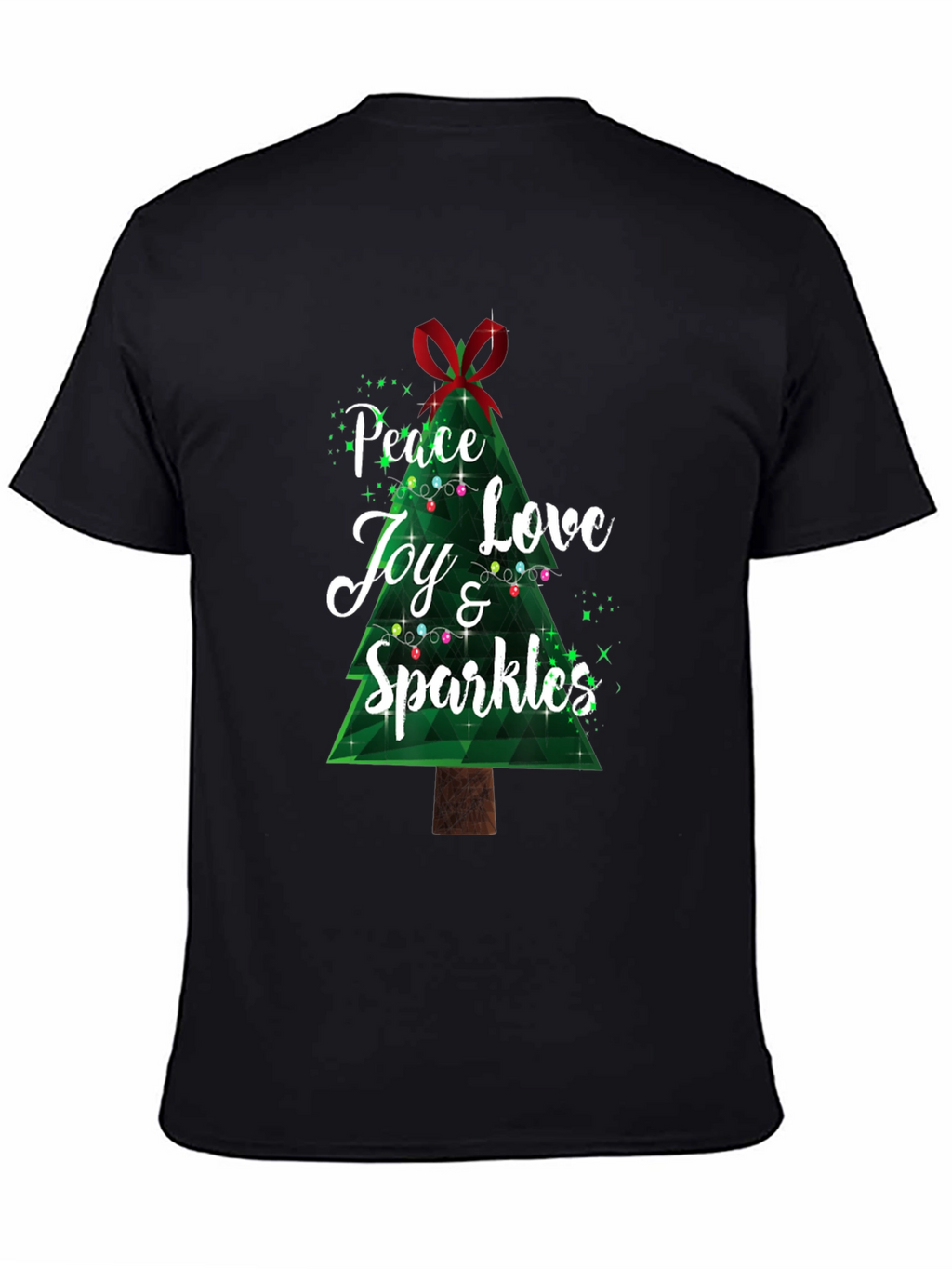 Peace Love Joy & Sparkles Christmas T-Shirt