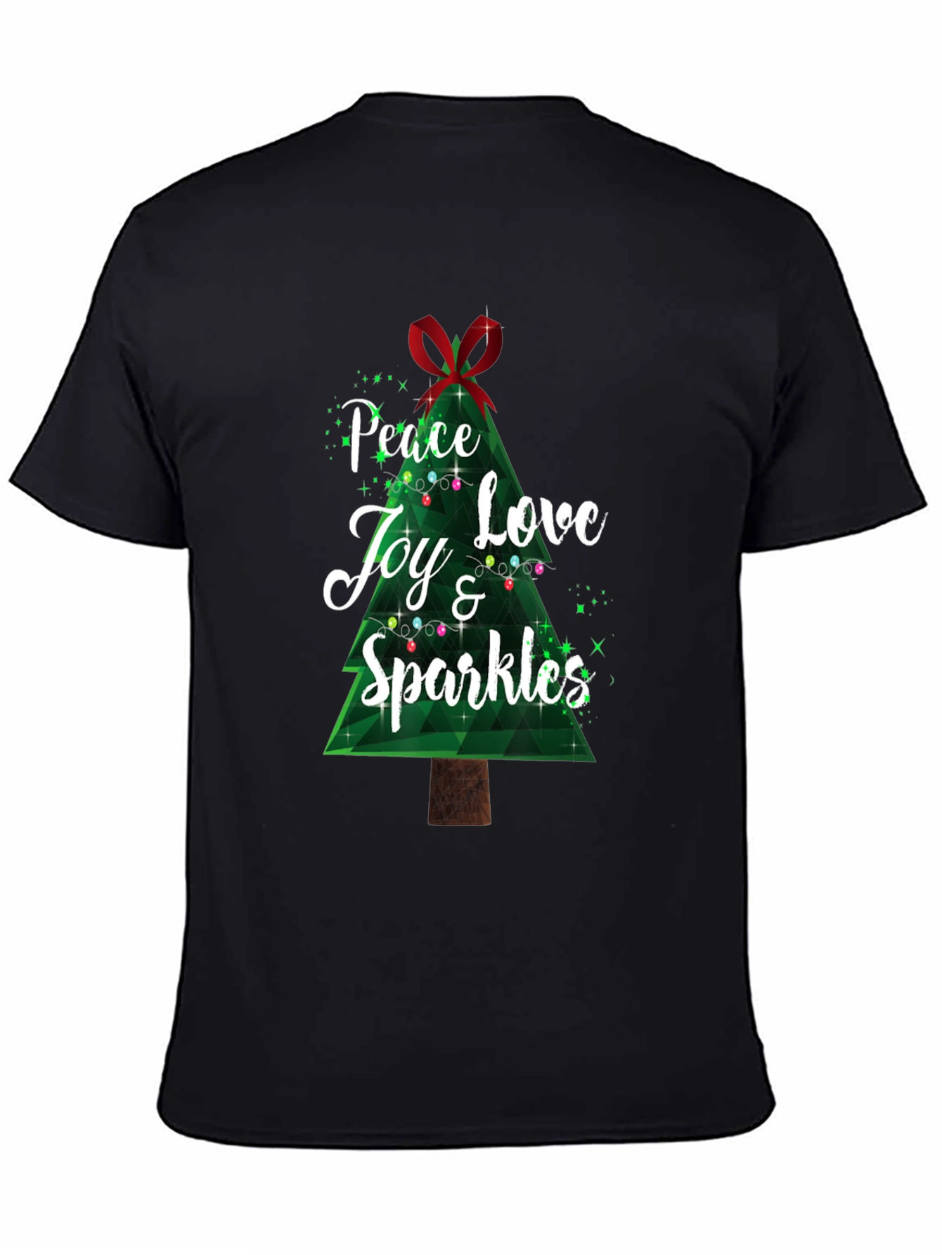 Peace Love Joy & Sparkles Christmas T-Shirt