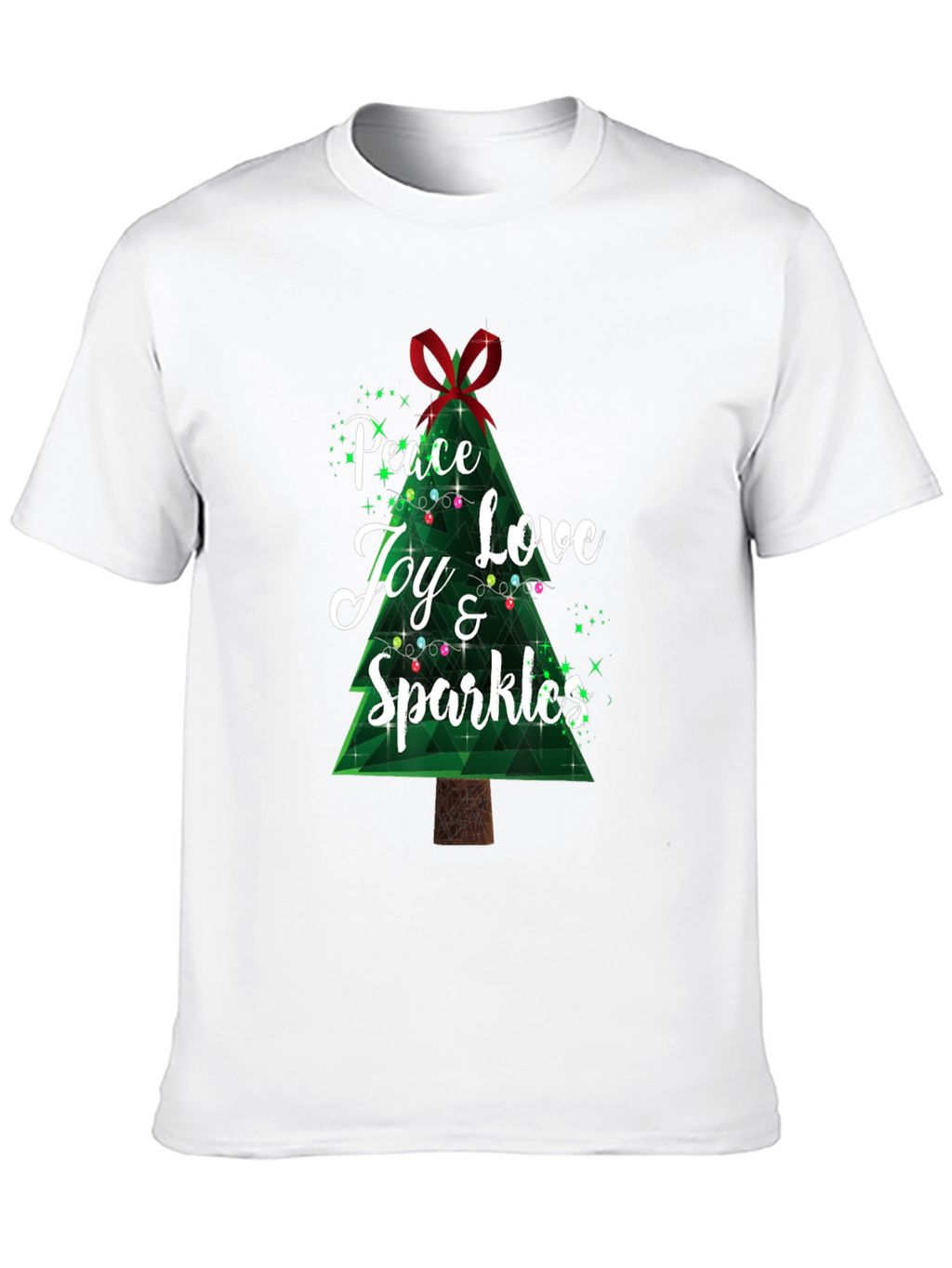 Peace Love Joy & Sparkles Christmas T-Shirt