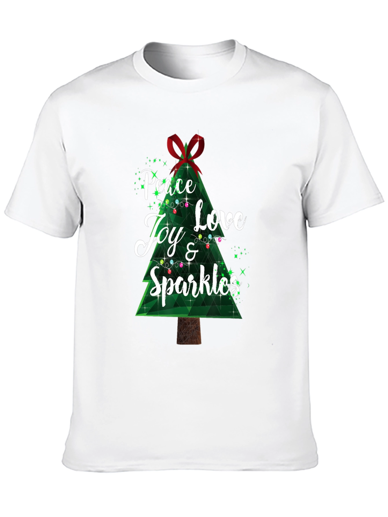 Peace Love Joy & Sparkles Christmas T-Shirt