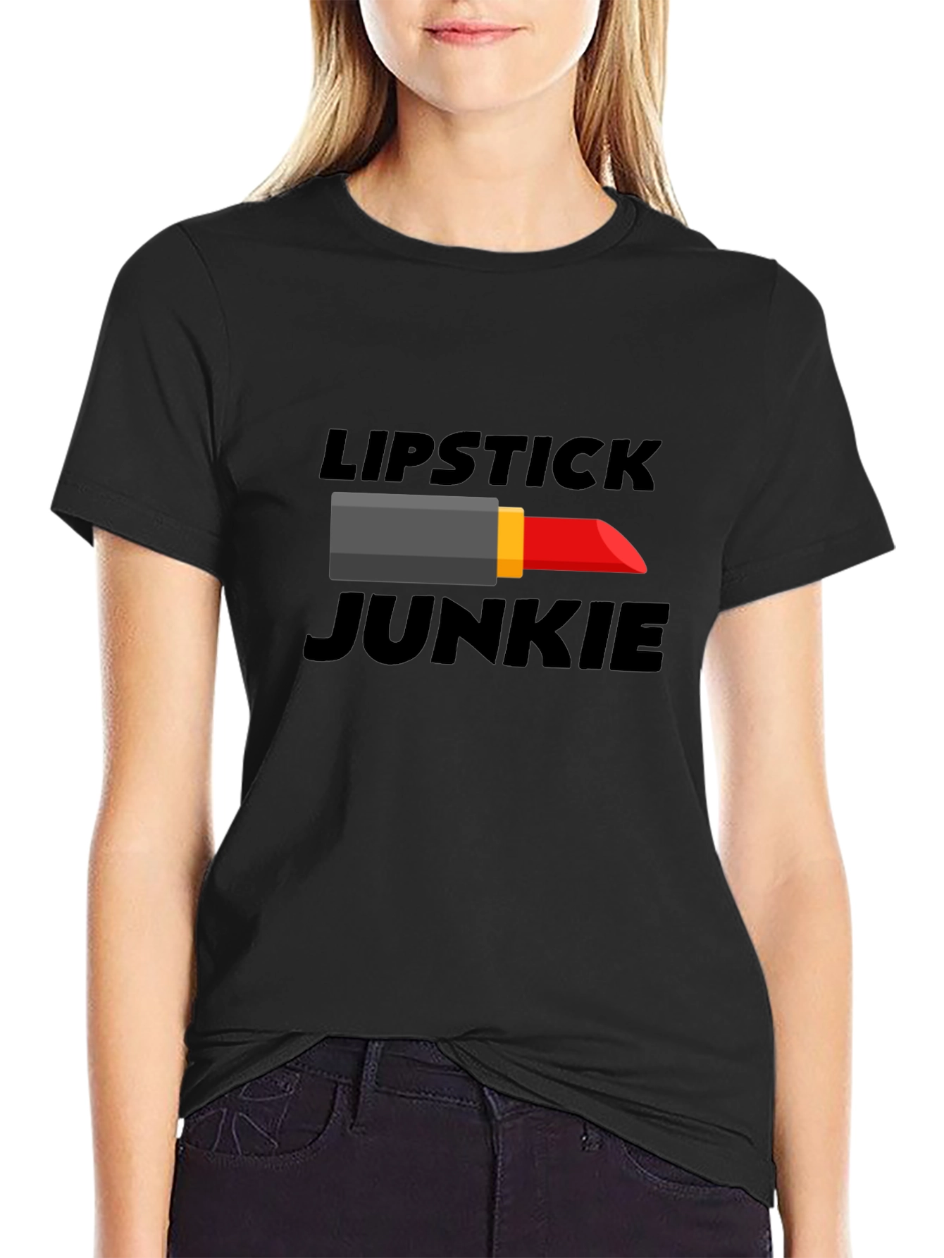 Lipstick Junkie Graphic T-Shirt - Unisex