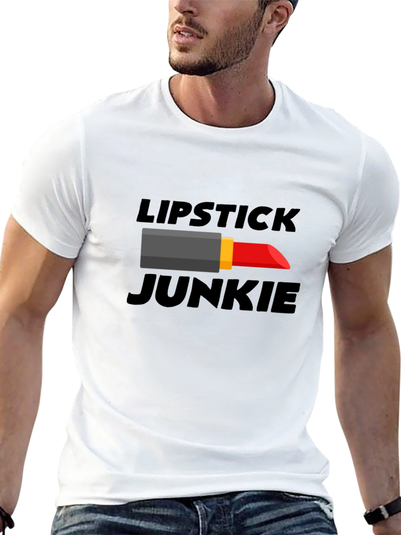 Lipstick Junkie Graphic T-Shirt - Unisex