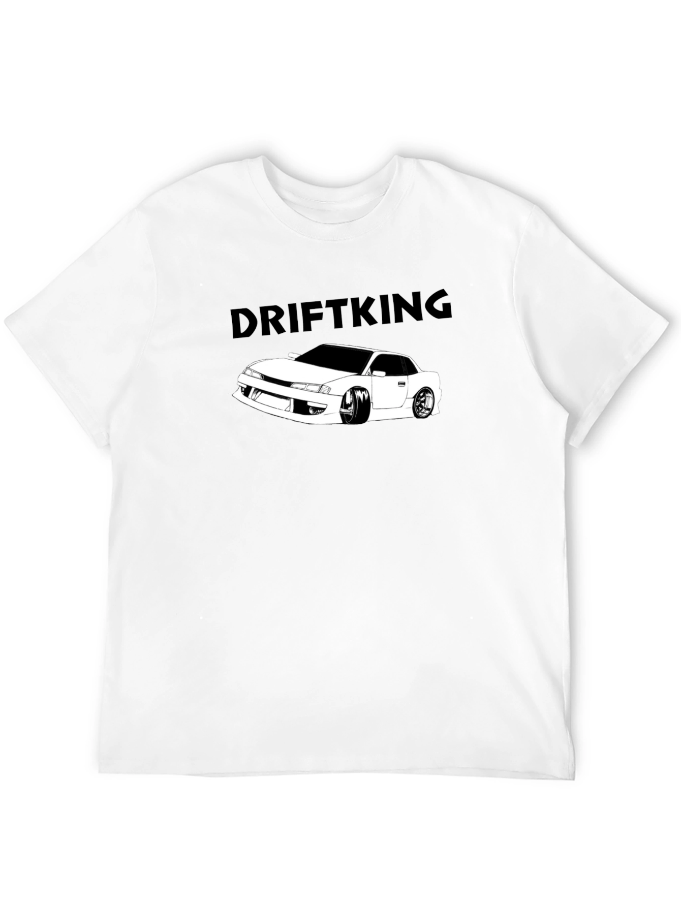 Drift King Black T-Shirt - Car Design