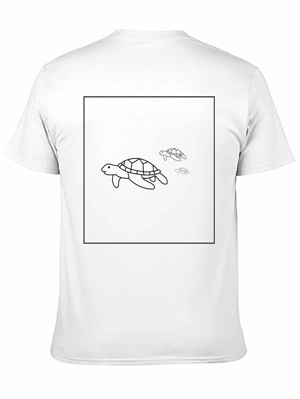 Sea Turtle Graphic Black T-Shirt