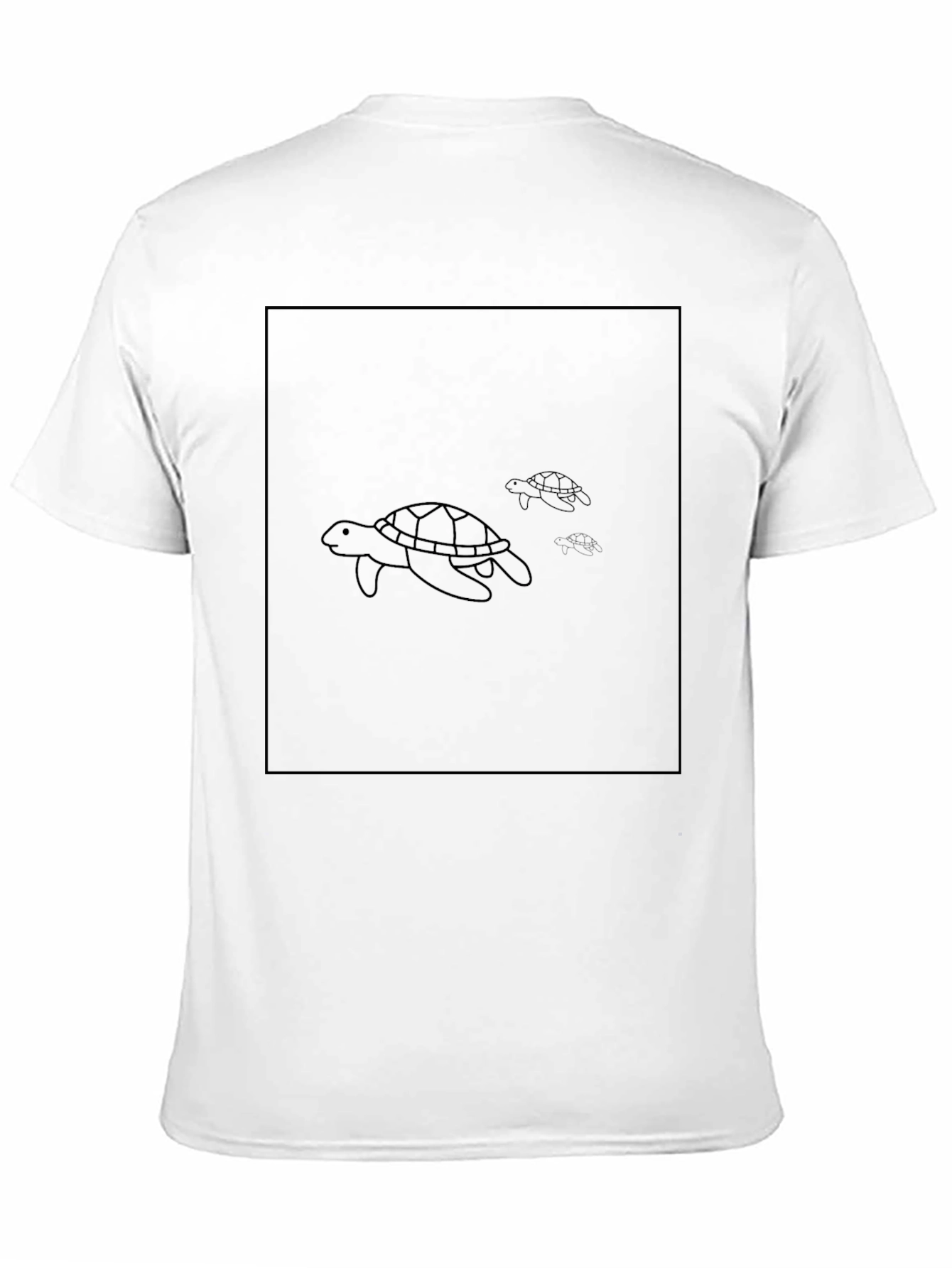 Sea Turtle Graphic Black T-Shirt