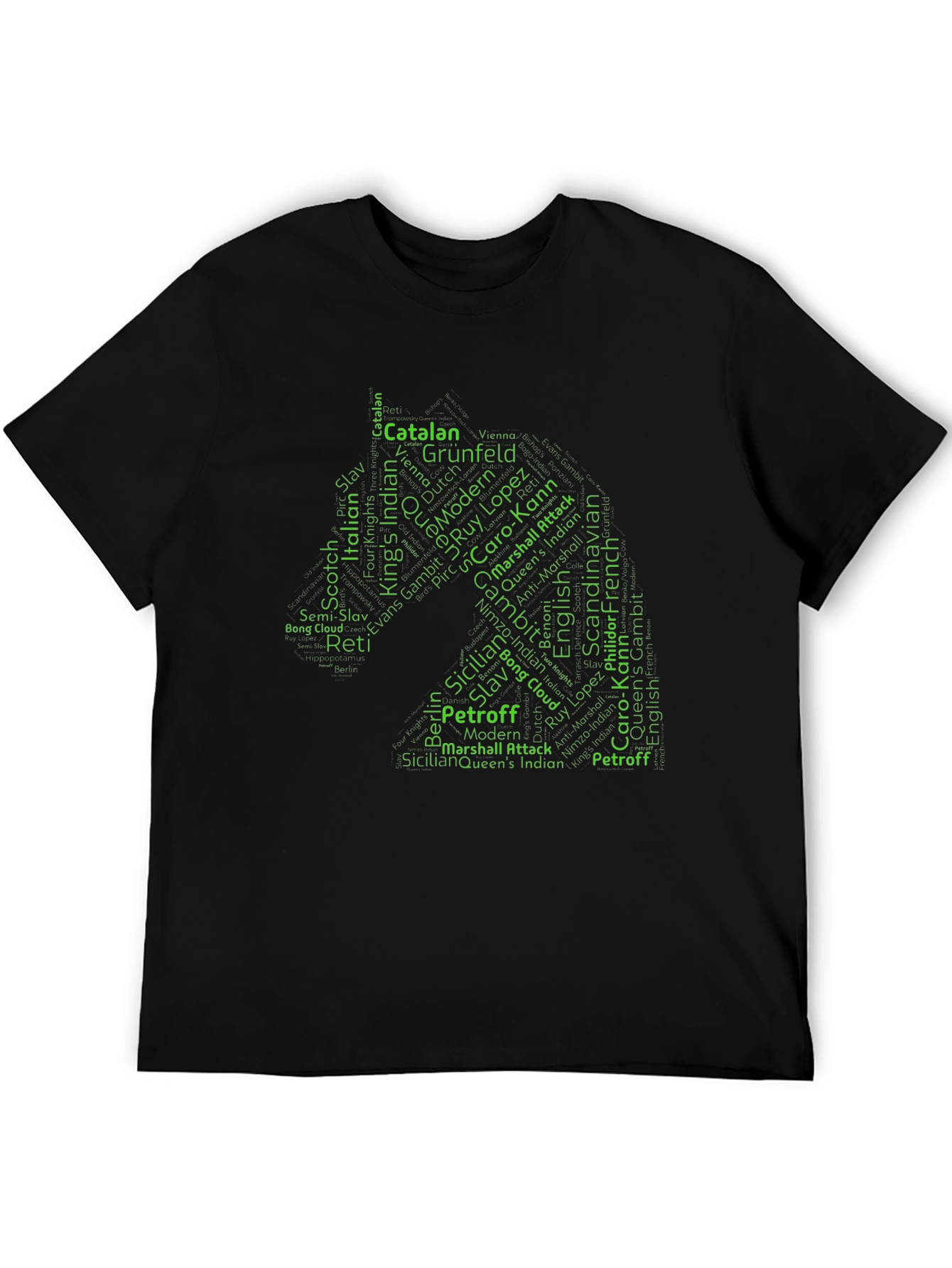 Chess Openings Knight Graphic T-Shirt
