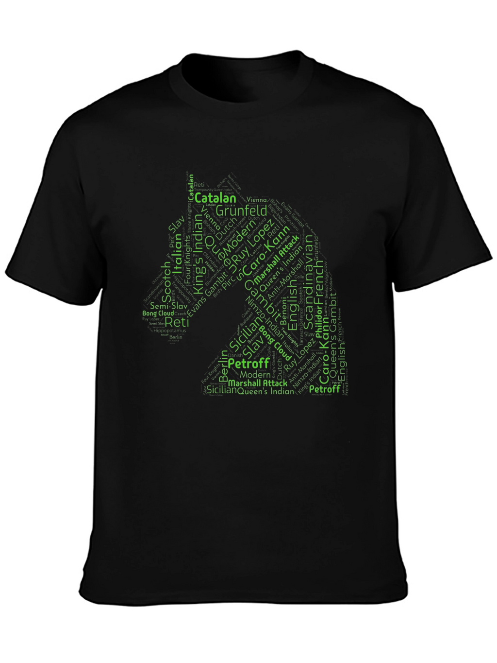 Chess Openings Knight Graphic T-Shirt