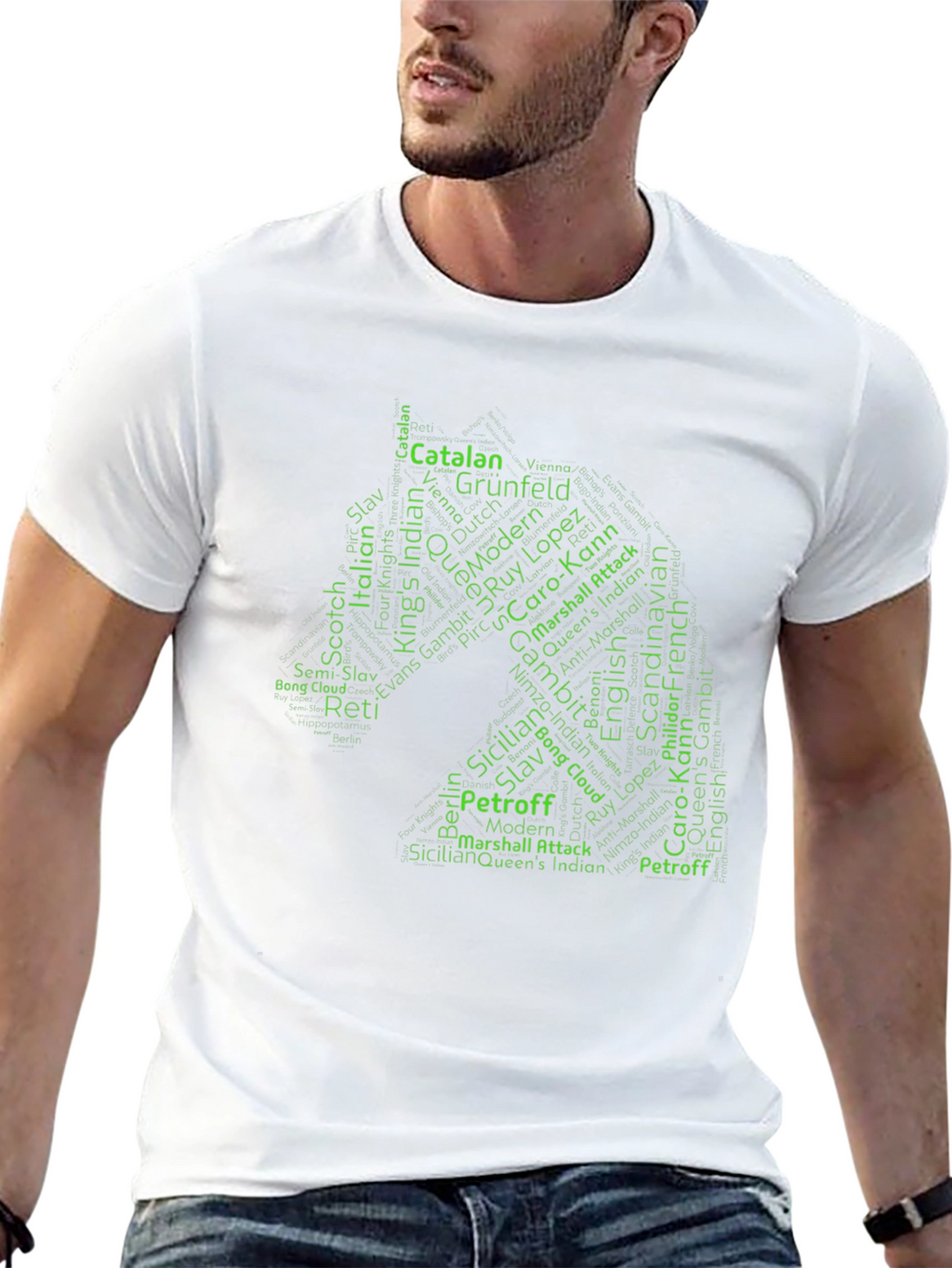 Chess Openings Knight Graphic T-Shirt
