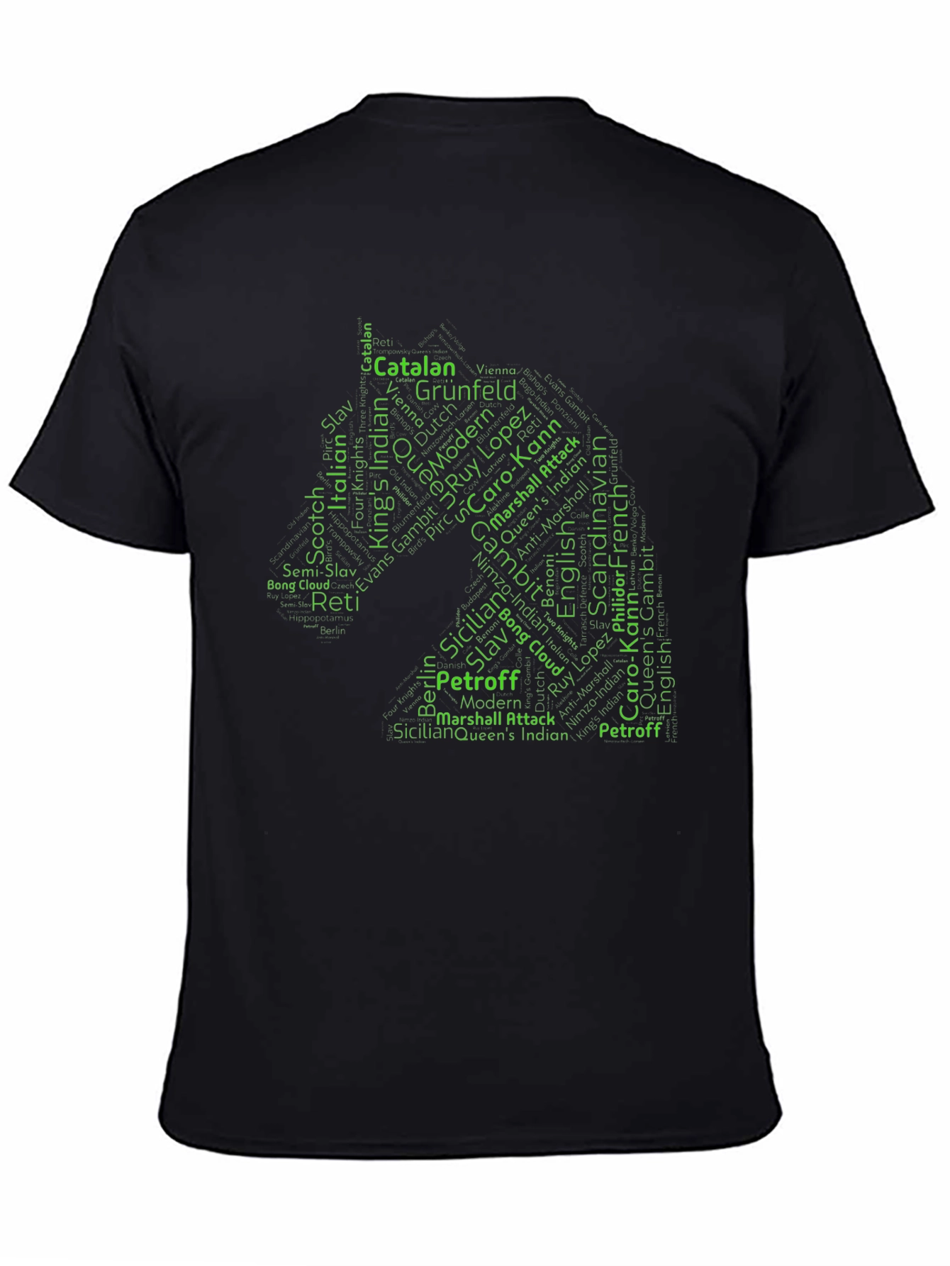 Chess Openings Knight Graphic T-Shirt