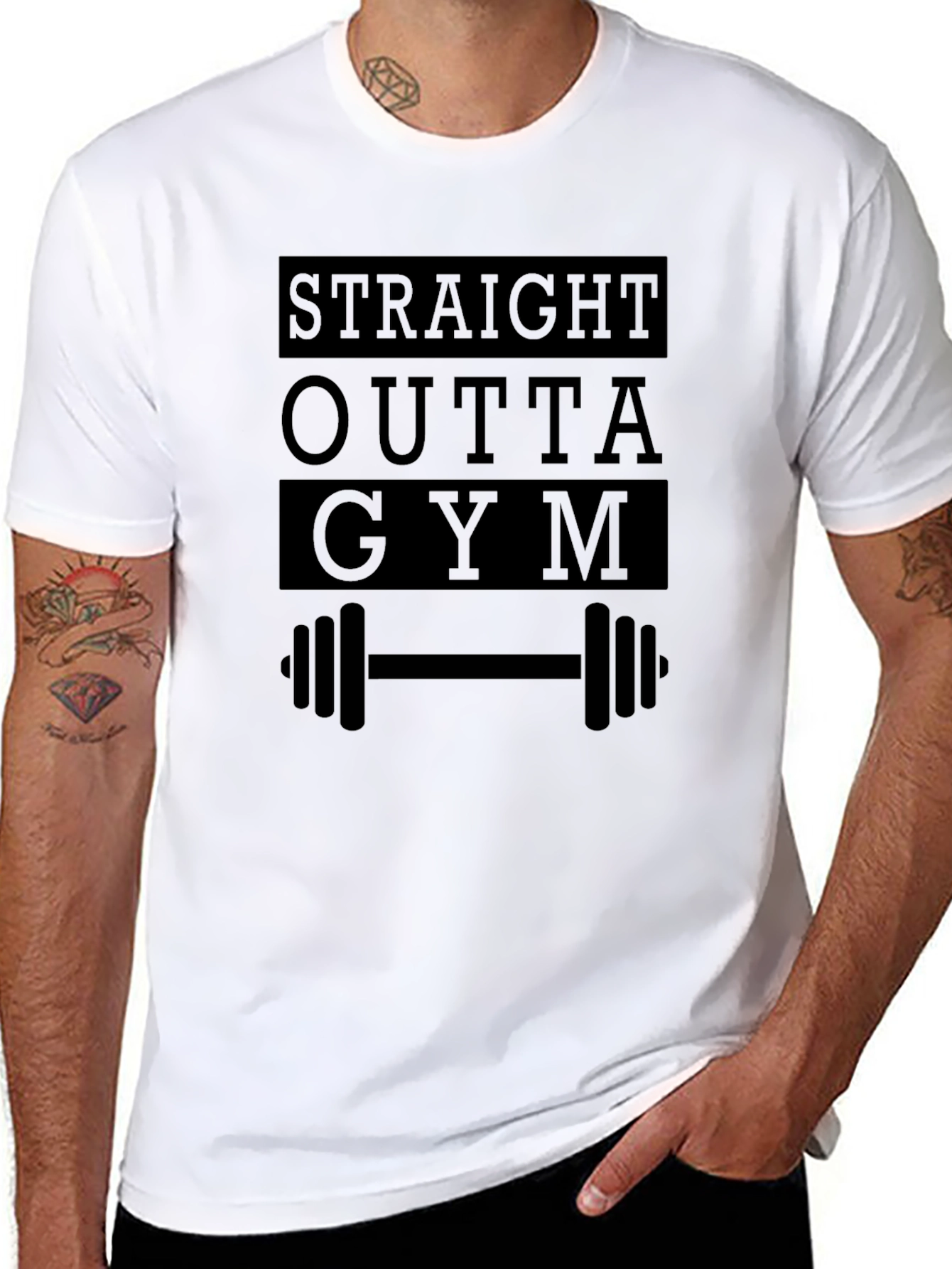 Straight Outta Gym T-Shirt - Workout Apparel
