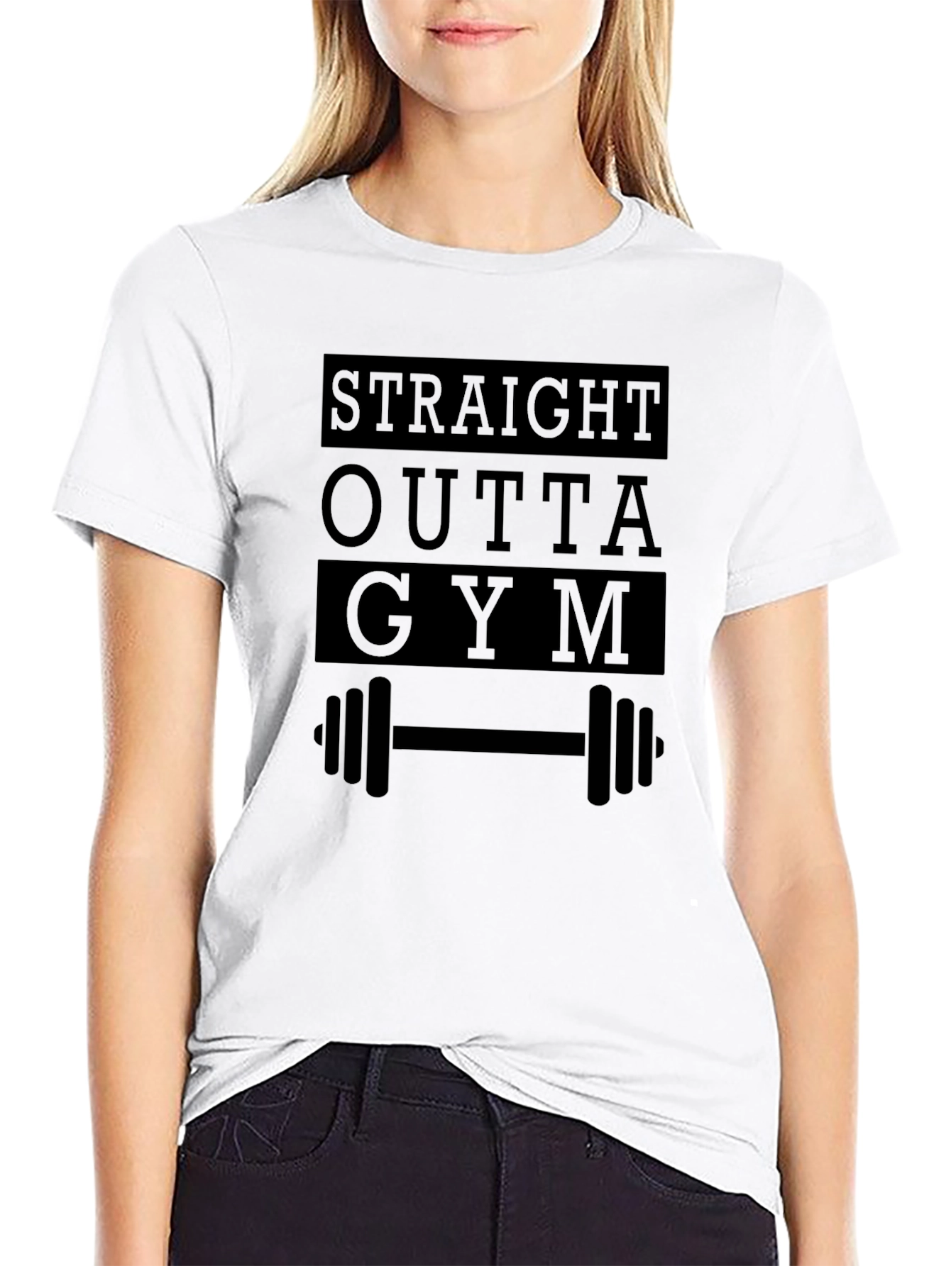 Straight Outta Gym T-Shirt - Workout Apparel