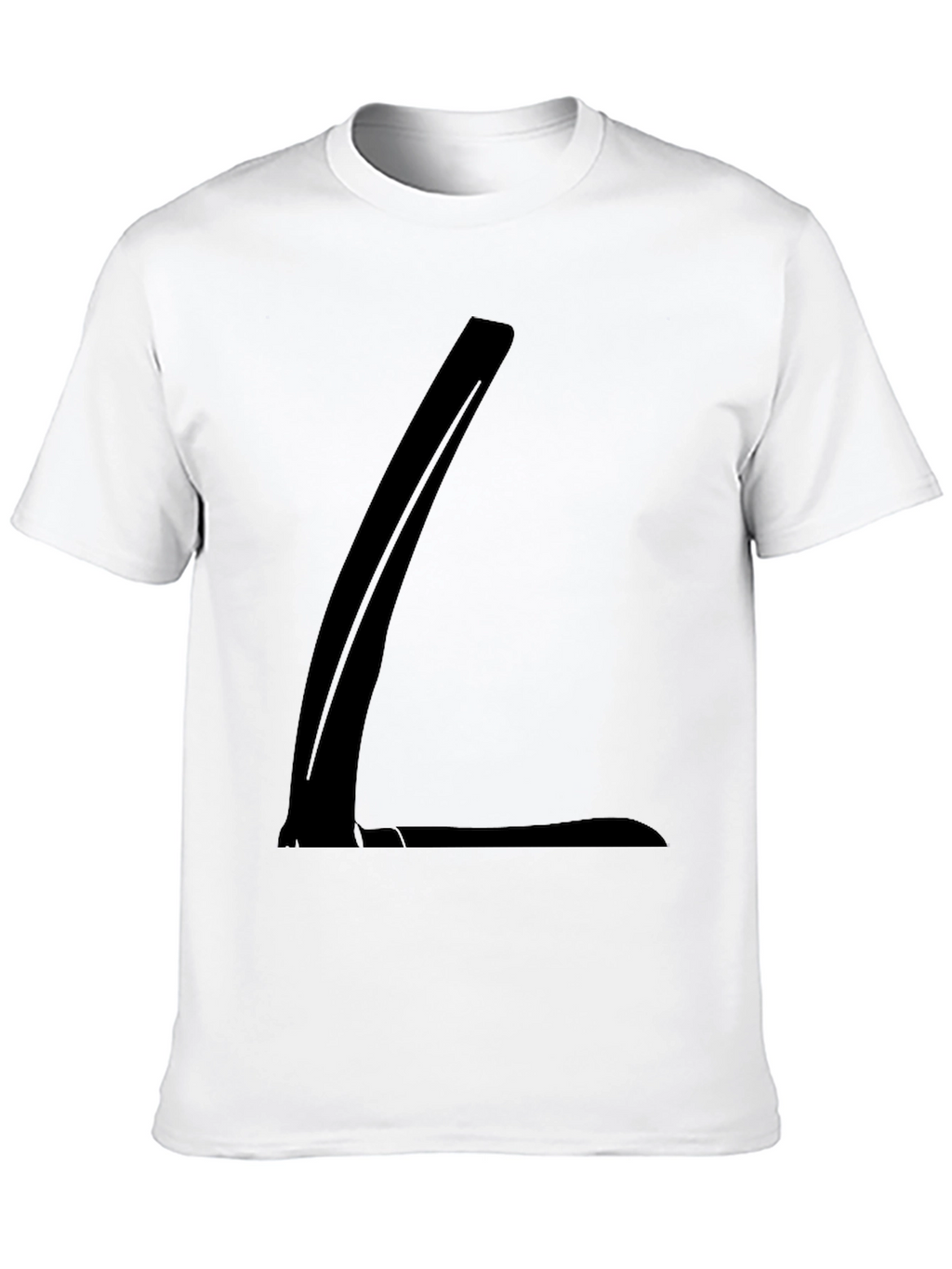 Modern Black T-Shirt with Abstract Design
