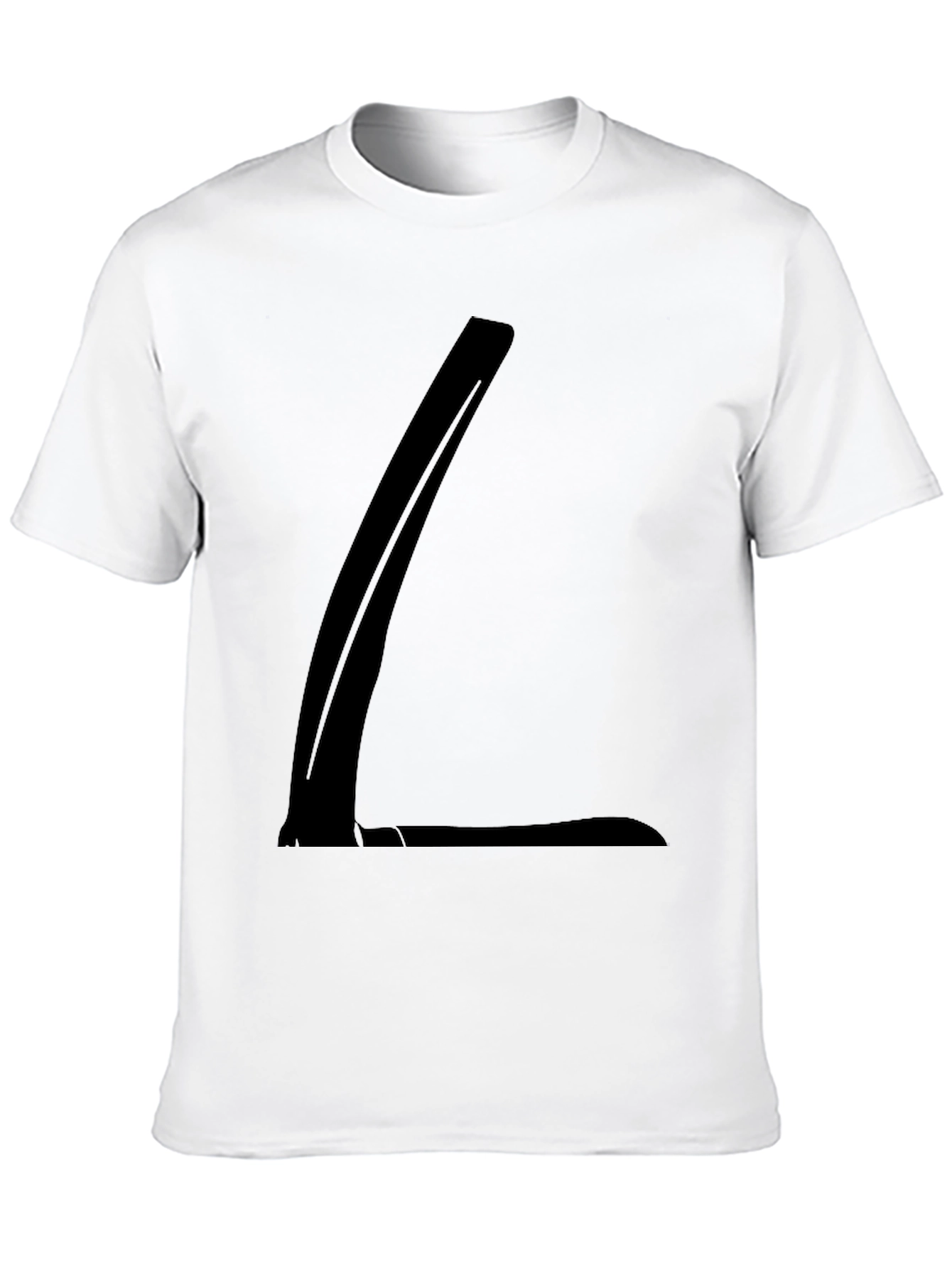 Modern Black T-Shirt with Abstract Design