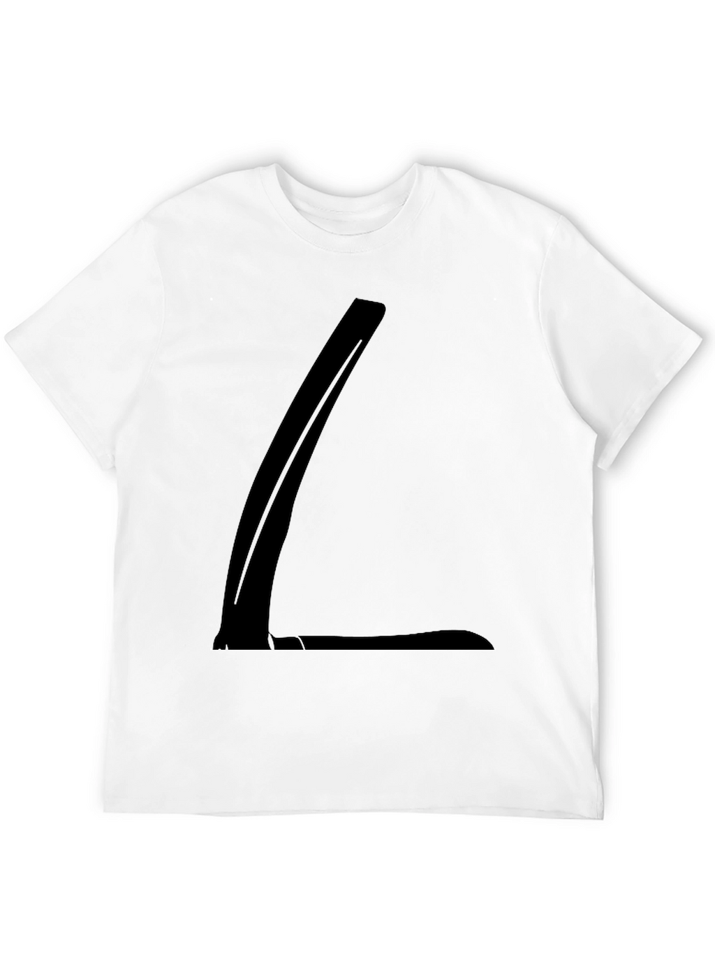 Modern Black T-Shirt with Abstract Design