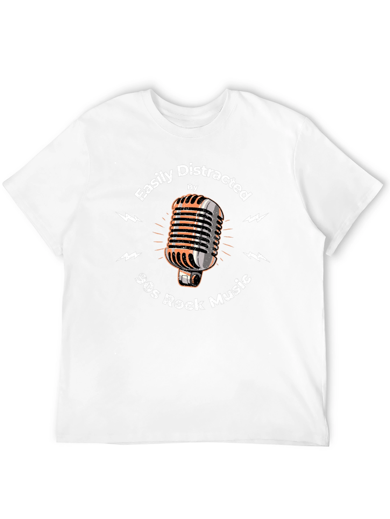 Easily Distracted by 90s Rock Music Graphic Tee