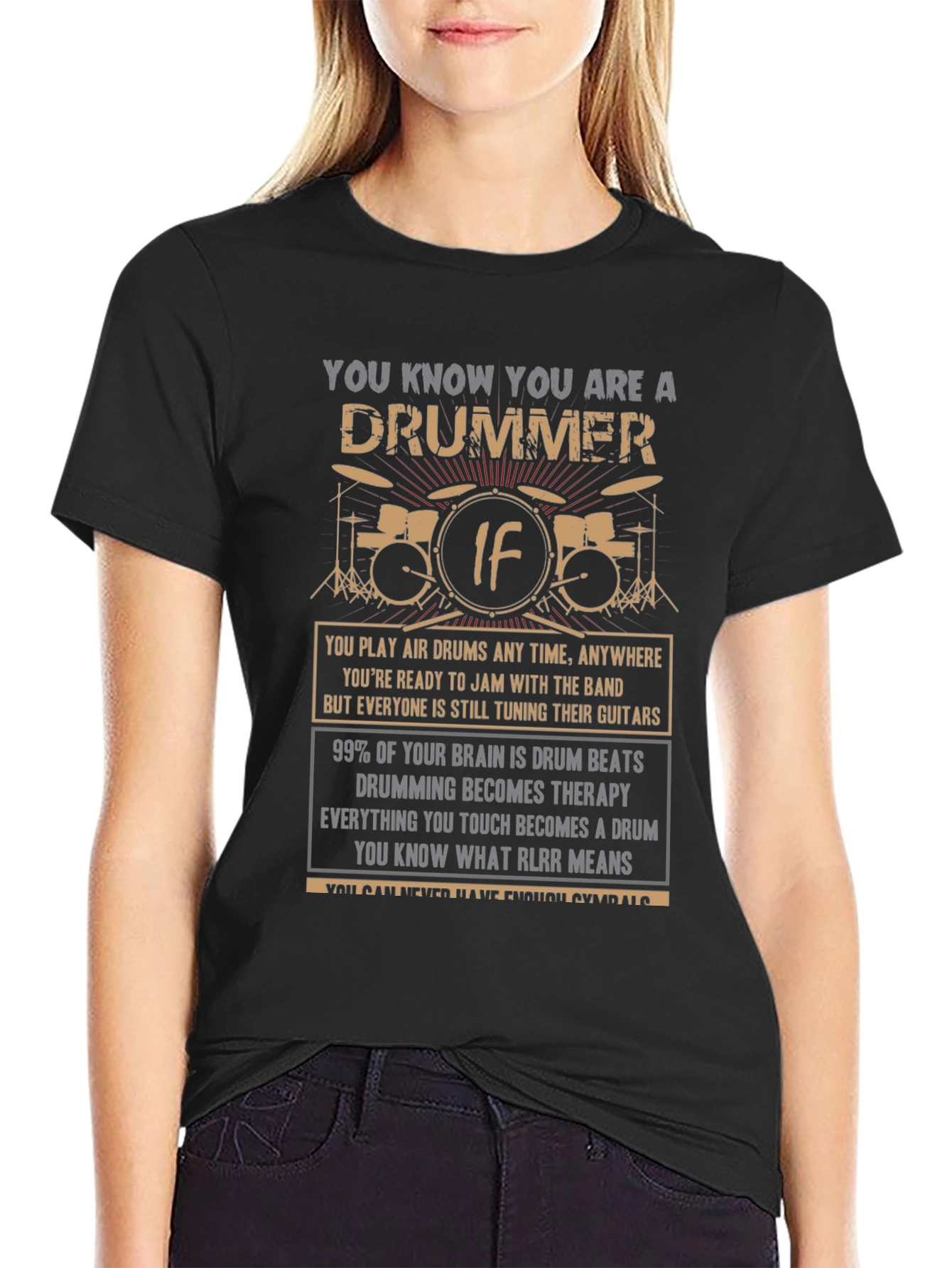 Drummer T-Shirt - You Know You Are A Drummer If...