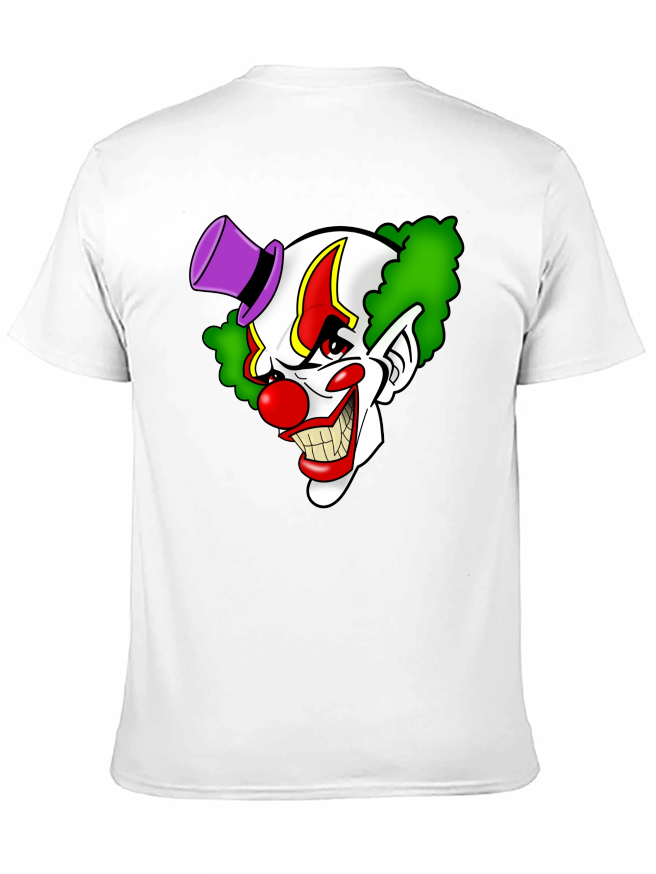 Creepy Clown Graphic Tee - Mens Black T-Shirt