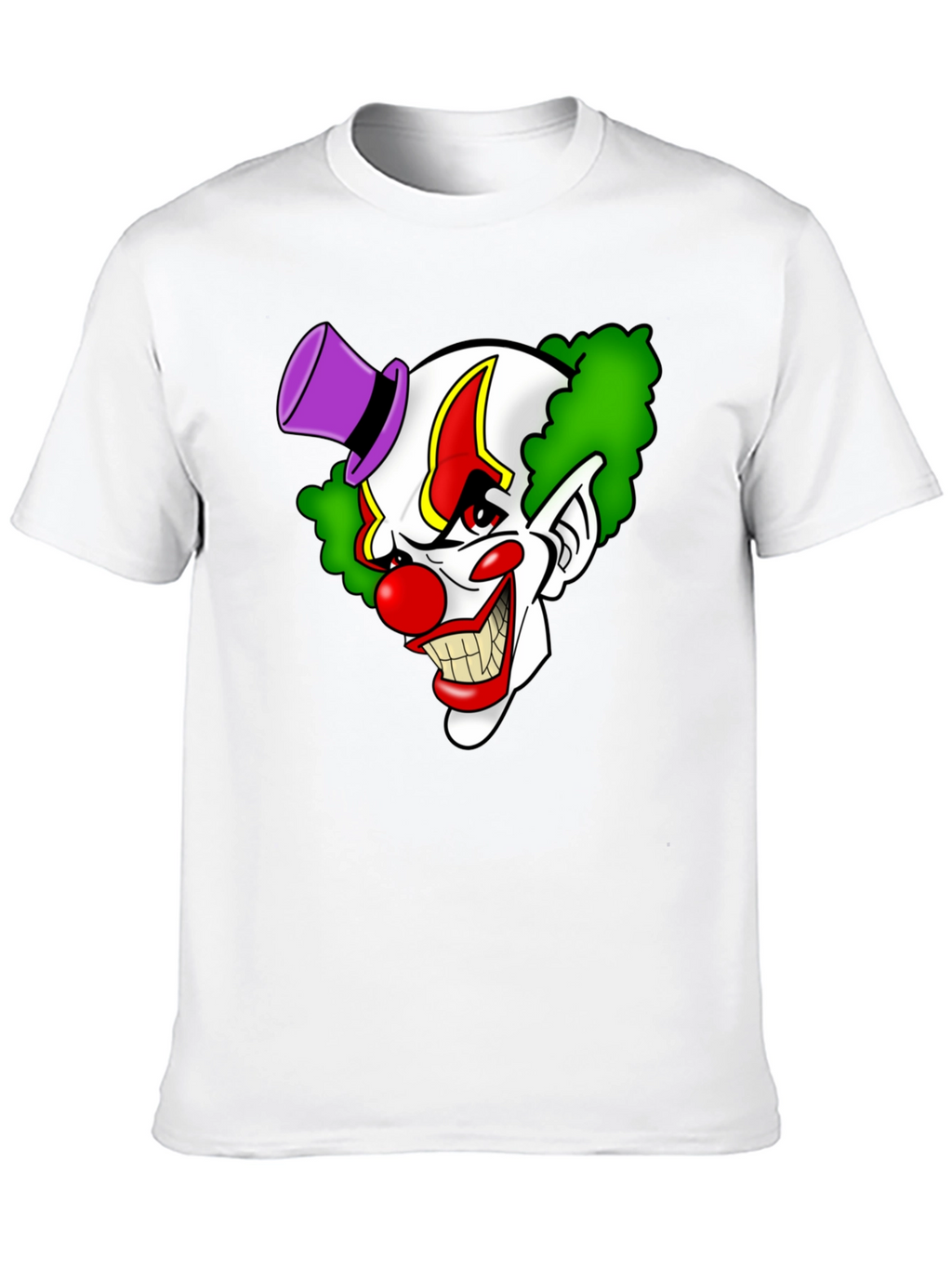 Creepy Clown Graphic Tee - Mens Black T-Shirt
