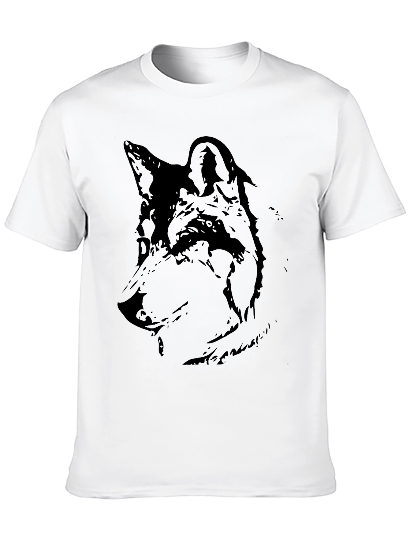 Black Wolf Graphic Tee - Mens Short Sleeve
