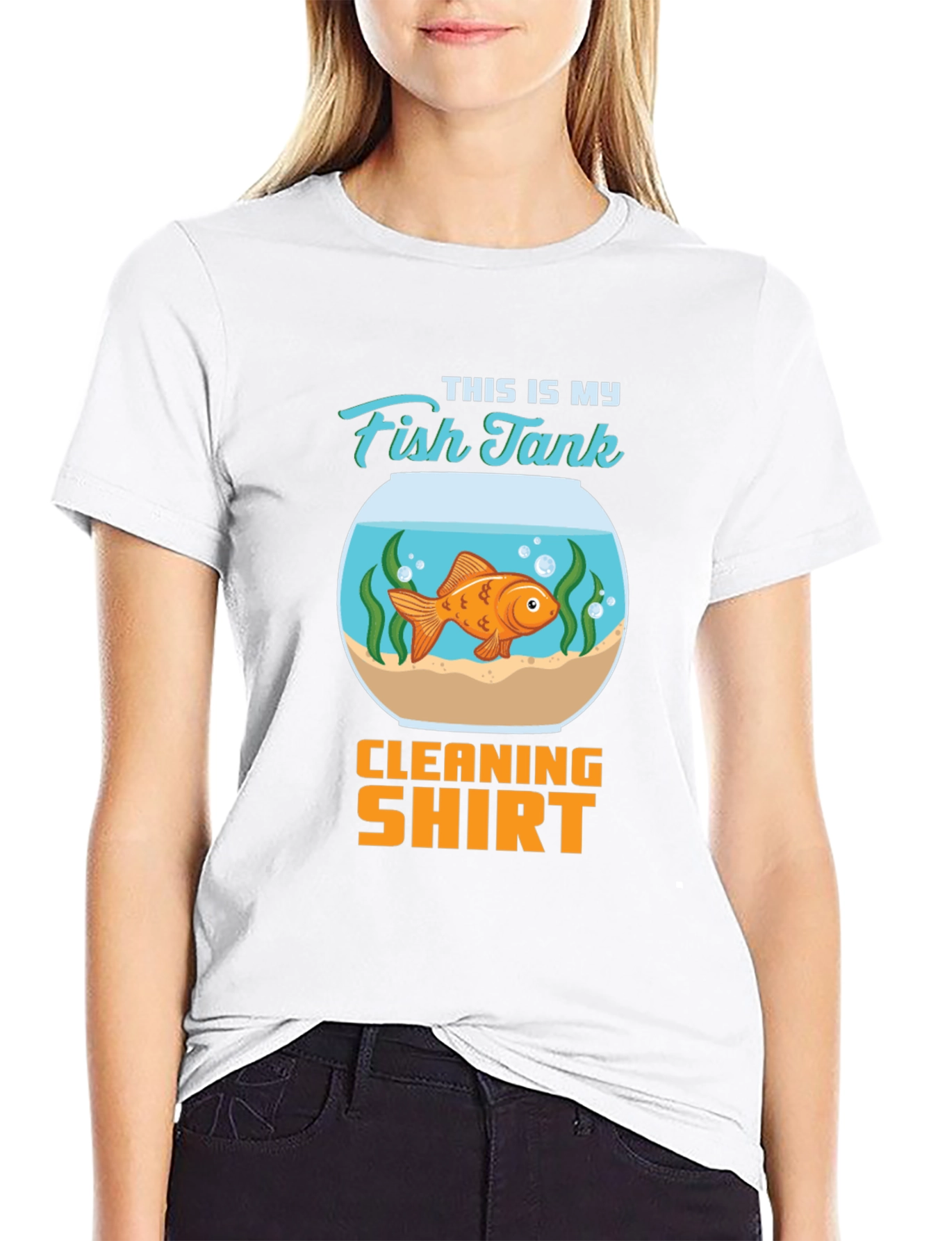 Fish Tank Cleaning Shirt - Novelty T-Shirt