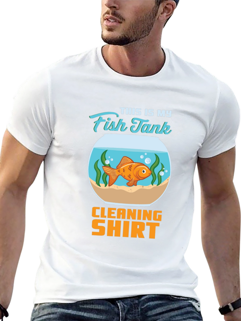 Fish Tank Cleaning Shirt - Novelty T-Shirt