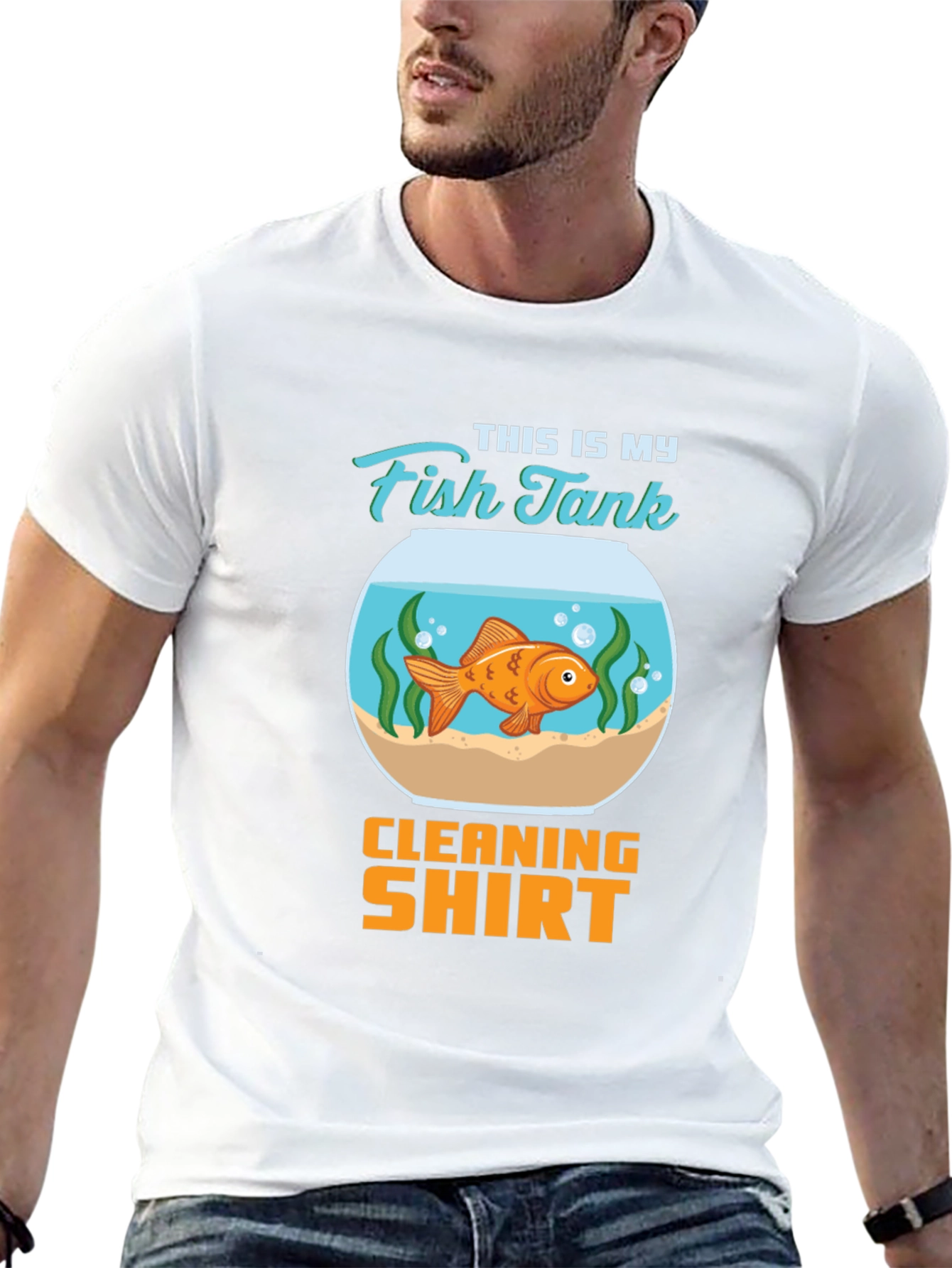 Fish Tank Cleaning Shirt - Novelty T-Shirt
