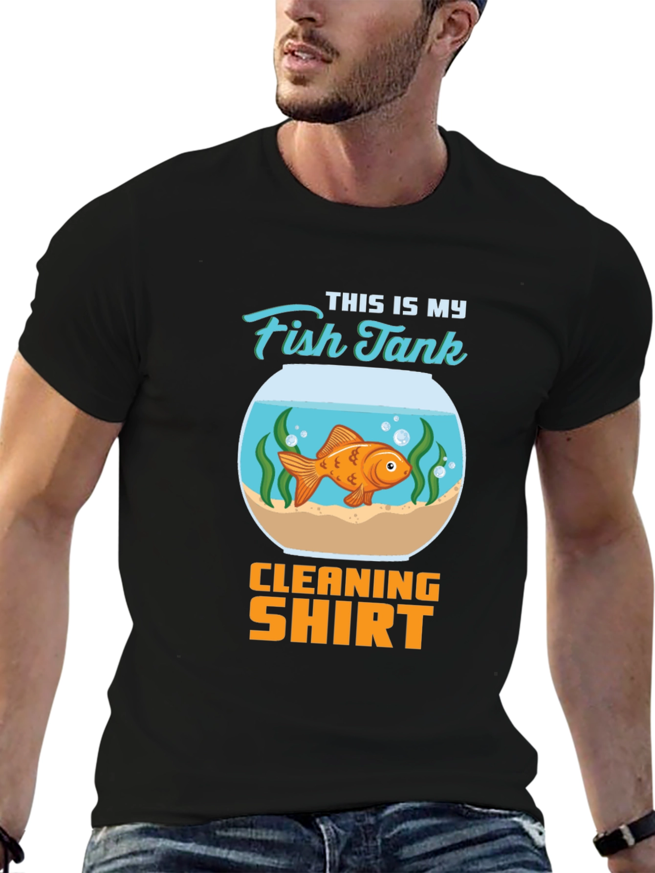 Fish Tank Cleaning Shirt - Novelty T-Shirt