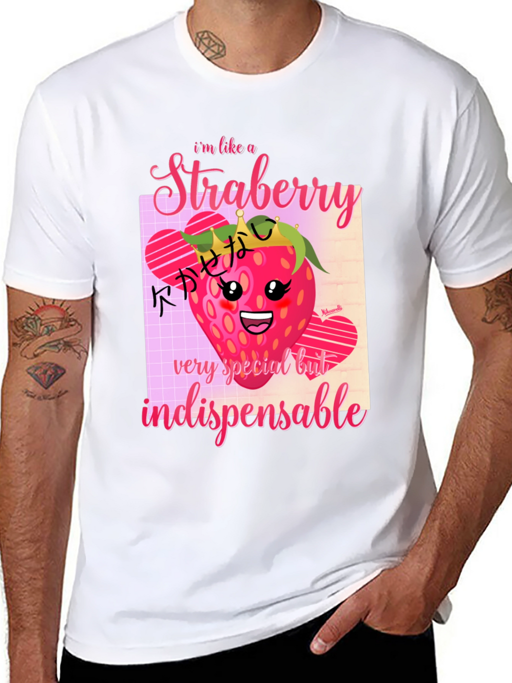 Strawberry Kawaii T-Shirt - Cute & Indispensable