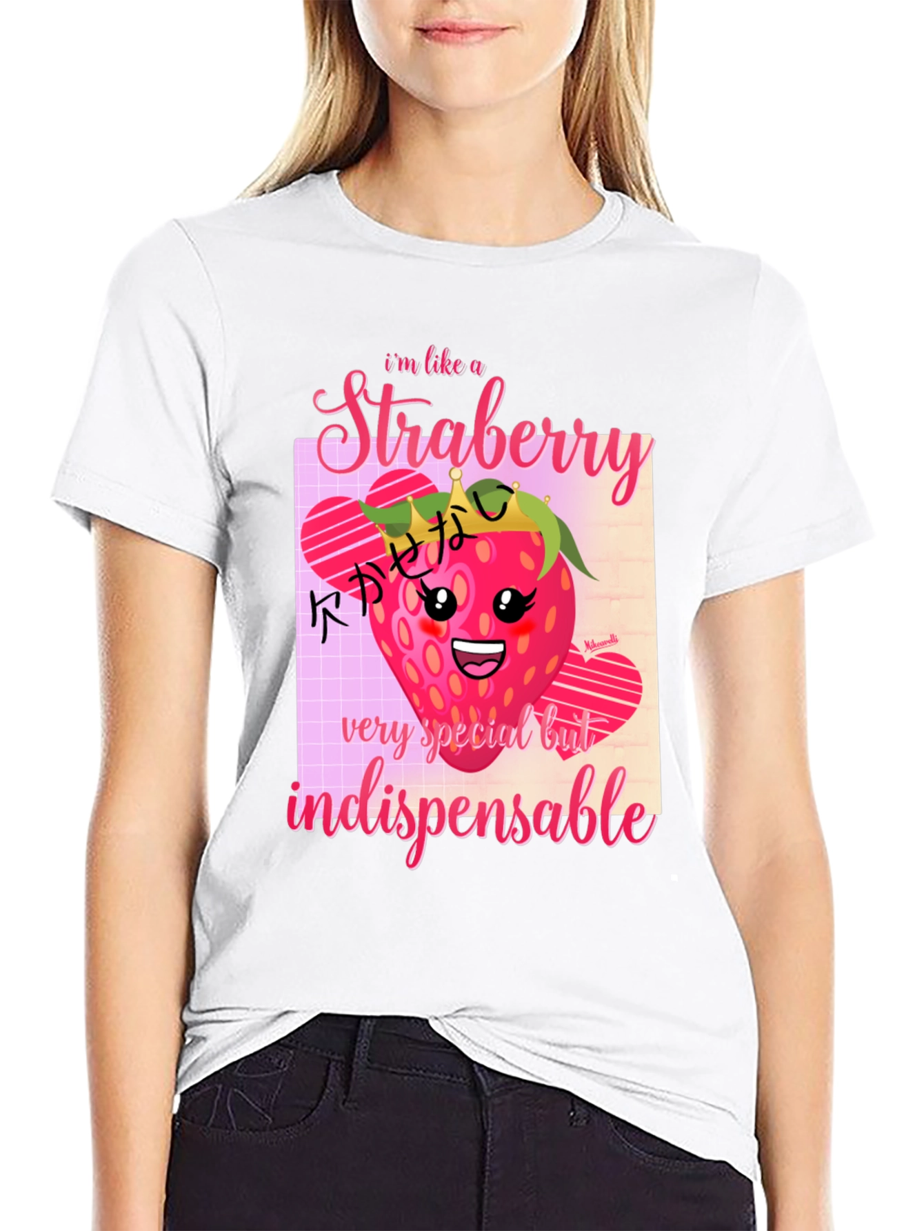Strawberry Kawaii T-Shirt - Cute & Indispensable
