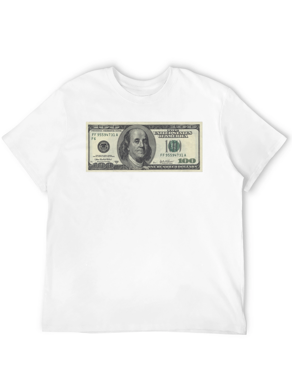 Money Graphic Black T-Shirt