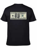 Money Graphic Black T-Shirt