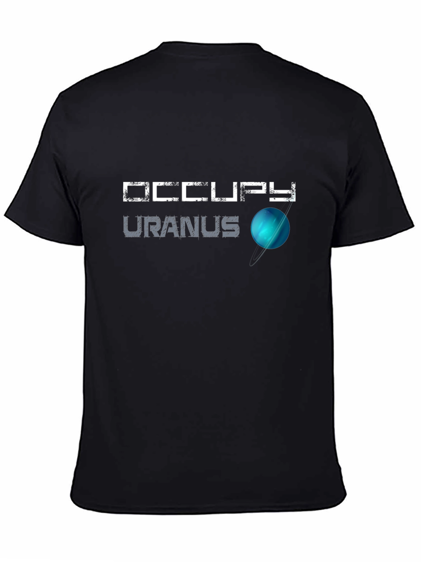 Occupy Uranus Black T-Shirt