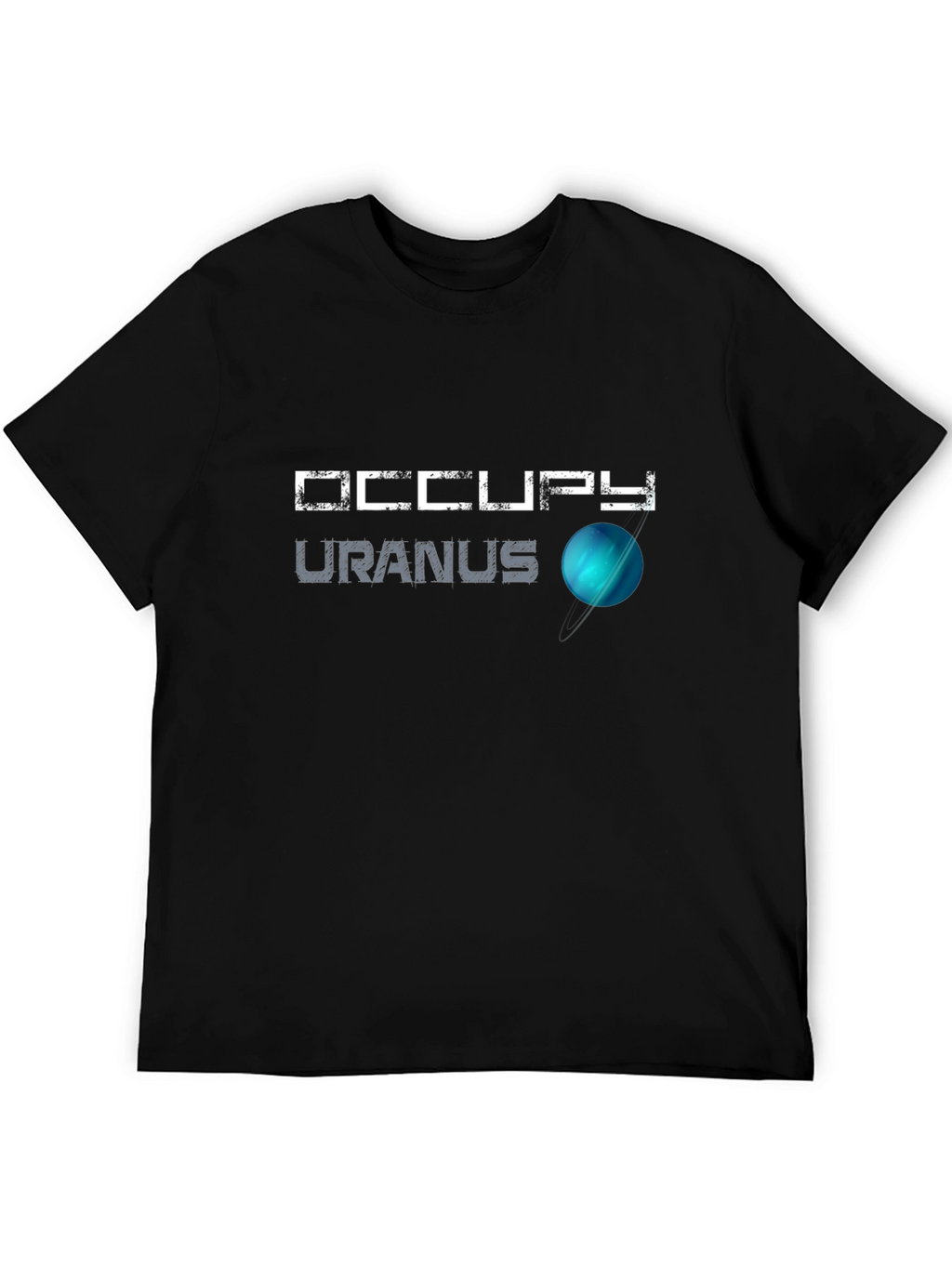 Occupy Uranus Black T-Shirt
