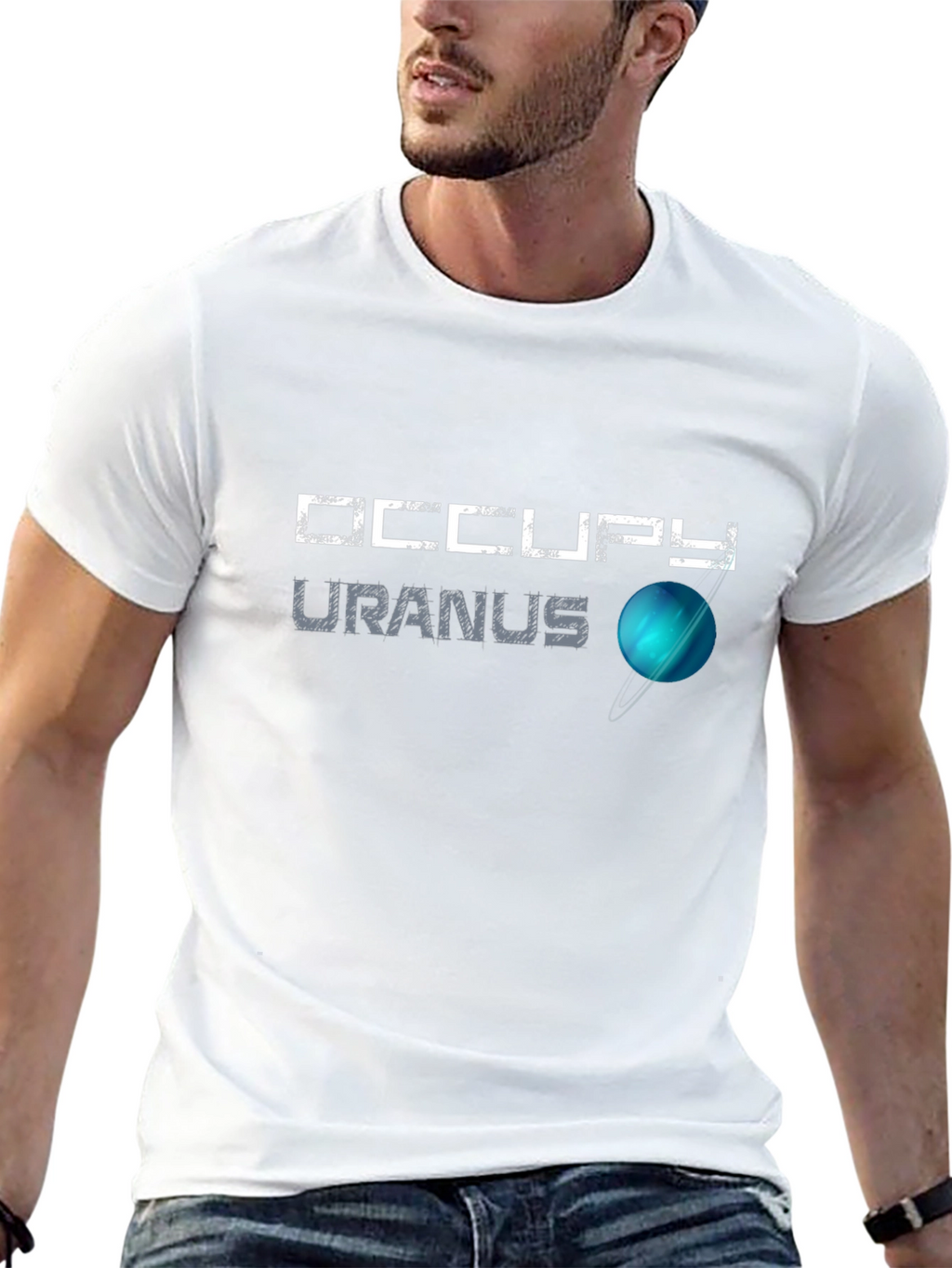 Occupy Uranus Black T-Shirt